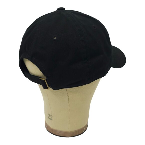 Econscious Embroidered Black Adjustable Tuck Strap Cap Trucker Baseball Golf Hat - Picture 13 of 13